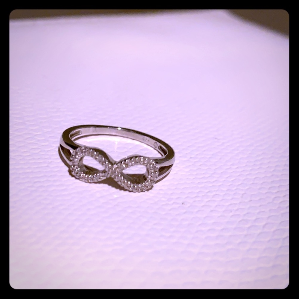 Infinity Ring Sterling Silver - image 1